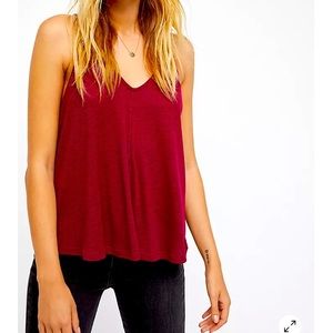 Free People Intimately Dani Ribbed Tank sz Small